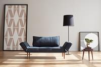 Innovation Living ™ Schlafsofa Zeal, im Scandinavian Design, Styletto Beine, inklusive Rückenkissen