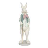 Clayre & Eef Decoratie Konijn Jongen - 17*15*53 Cm ulti - Polyresin -  - 6pr3143