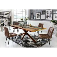 SIT MÖBEL TABLES & CO Tisch 180x100 cm Platte Altholz, Gestell Metall