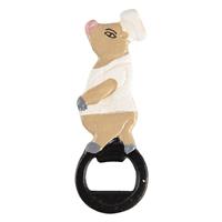 Clayre & Eef Flesopener 5*0.5*13 Cm Bruin Ijzer Bieropener