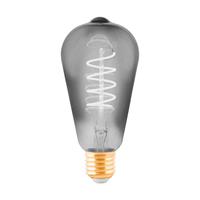 EGLO LED lamp E27 4W rustika zwart-transparant