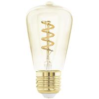 EGLO ledfilamentlamp ST48 amber spiraal E27 4W