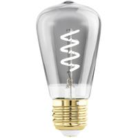 EGLO ledfilamentlamp ST48 smoky spiraal E27 4W