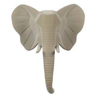 Clayre & Eef Wanddecoratie Olifant 17*8*21 Cm 6pr3526