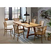 SIT MÖBEL TABLES & CO Tisch 200x100 cm, recyceltes Teak mit A-Gestell