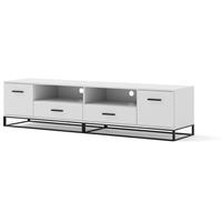 BIM FURNITURE TV-Ständer ARSEN 2D2S 190 cm weiß alaska