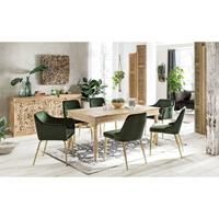 SIT Eettafel Lakadee met gedetailleerd houtsnijwerk