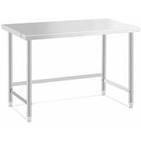 roestvrijstalen tafel - 120 x 70 cm - 93 kg capaciteit - Royal Catering