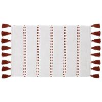 5FIVE SIMPLY SMART Badematte mit Fransen, 50 x 75 cm, grau
