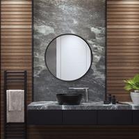 [EN.CASA] Wandspiegel Modugno 60cm Schwarz - 