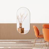 [EN.CASA] Wandspiegel Corato 40x80cm Weiß - 