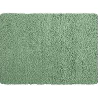 MSV Badkamerkleedje/badmat tapijt - voor de vloer - groen - 50 x 70 cm angharig - Badmatjes