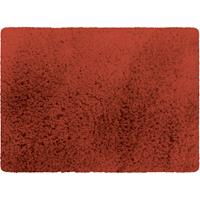 MSV Badkamerkleedje/badmat tapijt - voor de vloer - terracotta - 50 x 70 cm angharig - Badmatjes