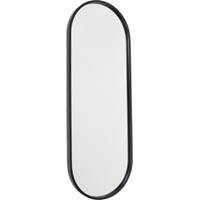 Fragix Boston Spiegel Ovaal - Zwart - 80x30