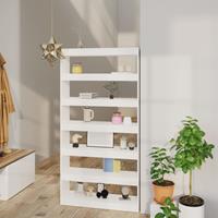 vidaXL Bücherregal/Raumteiler Weiß 100×30×198 cm Holzwerkstoff 