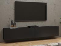 Mobistoxx Tv-meubel AVATAR 2 deuren zwart zonder led