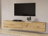 Mobistoxx Tv-meubel AVATAR 2 deuren artisan eik zonder led