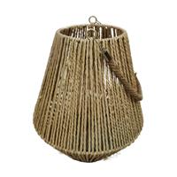 Dijk Natural Collections Lantaarn Jute Met Glas-naturel-ø27x30cm