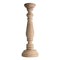 Dijk Natural Collections Kandelaar Hout-naturel-ø14x78cm