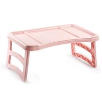 Forte Plastics Ontbijt Op Bed Dienblad/tafeltje 51 X 33 Cm In Het Oud Roze - Dienbladen