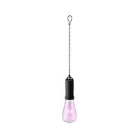 Lumineo Roze Solar Tuinverlichting Hanglamp Kunststof 20 Cm - Buitenverlichting