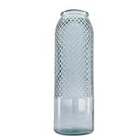 Dijk Natural Collections Vaas Gerecycled Glas-grijs-15x45cm