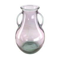 Dijk Natural Collections Vaas Gerecycled Glas-paars-ø20x32cm