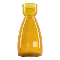 Dijk Natural Collections Vaas Gerecycled Glas-oranje-21.5x43.5cm