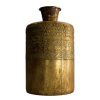 Dijk Natural Collections Metalen Vaas-goud-21x38cm