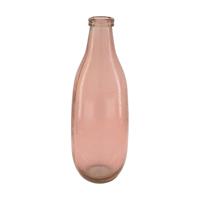 Dijk Natural Collections Vaas Gerecycled Glas-roze-ø25x75cm