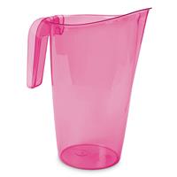 Waterkan/sapkan Transparant/roze Met Inhoud 1.75 Liter Kunststof chenkkannen
