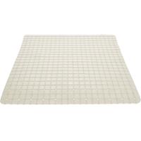 Anti-slip Badmat Creme Wit 55 X 55 Cm Vierkant - Badmatjes