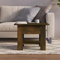 vidaXL Salontafel 55x55x42 cm bewerkt hout gerookt eikenkleurig