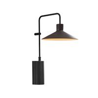 Bover Platet A01 LED buitenwandlamp kap zwart
