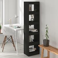 vidaXL Bücherregal/Raumteiler Schwarz 40x30x166 cm 
