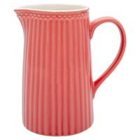 GreenGate Schenkkan / Waterkan Alice Coral (1 liter) H 17.6 cm