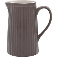 GreenGate Schenkkan / Waterkan Alice donkerbruin Chocolade (1 Liter) H 17.6cm