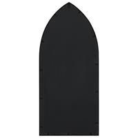 vidaXL Tuinspiegel 70x30 cm ijzer zwart