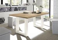 Mäusbacher Eettafel Mister met lade (160-210 cm), frame in u-model