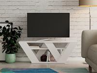 Kauf-unique TV-Möbel - 1 Ablage - Weiß - ZANELO
