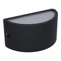 HOFTRONIC™ Hugo dimbare LED wandlamp - E27 fitting - excl. lichtbron - max. 18 Watt - Moderne muurlamp - IP54 voor binnen en buiten - Up & Down light - Zwart