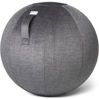 VLUV VARM Sitzball, aus Samtstoff, 600 - 650 mm, anthrazit
