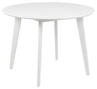 Hioshop Roxa eetkamertafel Ø105 cm wit.