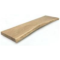 HomingXL Boomstam tafelblad | Massief Eiken onbehandeld | Dikte 5 cm | 1300 x 920 mm