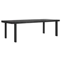 Countrylifestyle Tivoli Eettafel 225x100cm zwart