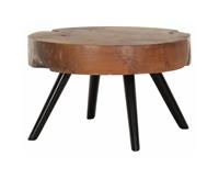 MUST Living Salontafel Disk Teakhout, 60cm - Naturel