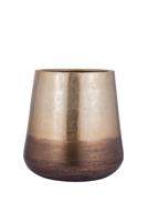 Ptmd Collection Nouska Bloempot  57 x 57 x 59 cm  Aluminium  Goud