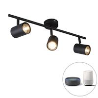 QAZQA Smart spots Zwart