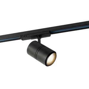 qazqa Moderner dimmbarer 3-Phasen-Spurfleck schwarz inkl. LED 3000K - Lineal 38 - Schwarz