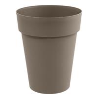 EDA Bloempot Toscane kunststof taupe D44 x H53 cm -